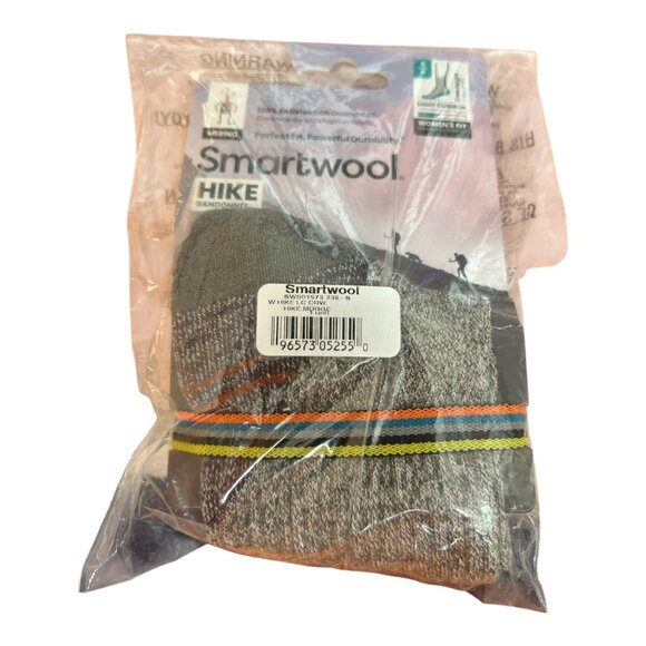 Smartwool Women's Hike Light Cushion Crew Socks in Taupe Sz S Merino Wool NWT - Picture 1 of 7